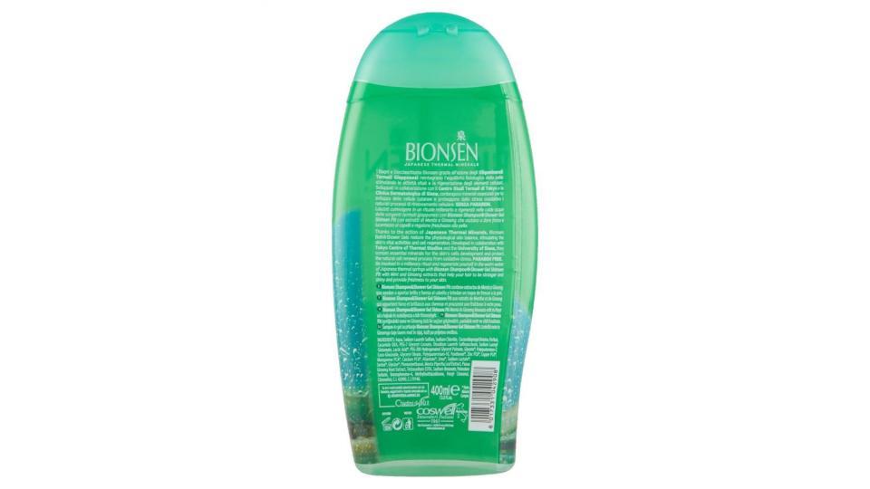 Bionsen Shampoo&shower Gel Shinsen Fit Rinfrescante Con Menta E Ginseng