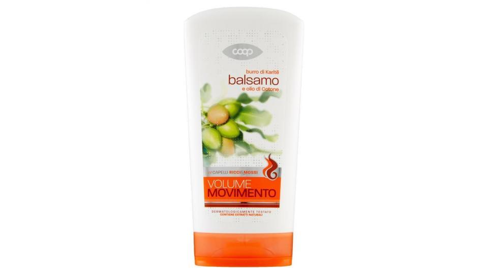 Balsamo Burro Di Karitè E Olio Di Cotone Capelli Ricci & Mossi Volume Movimento