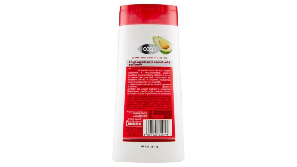 Shampoo Burro Di Cacao E Olio Di Avocado Capelli Secchi & Sfibrati Nutrizione Profonda