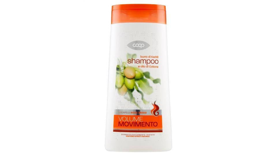 Shampoo Burro Di Karitè E Olio Di Cotone Capelli Ricci Mossi Volume Movimento