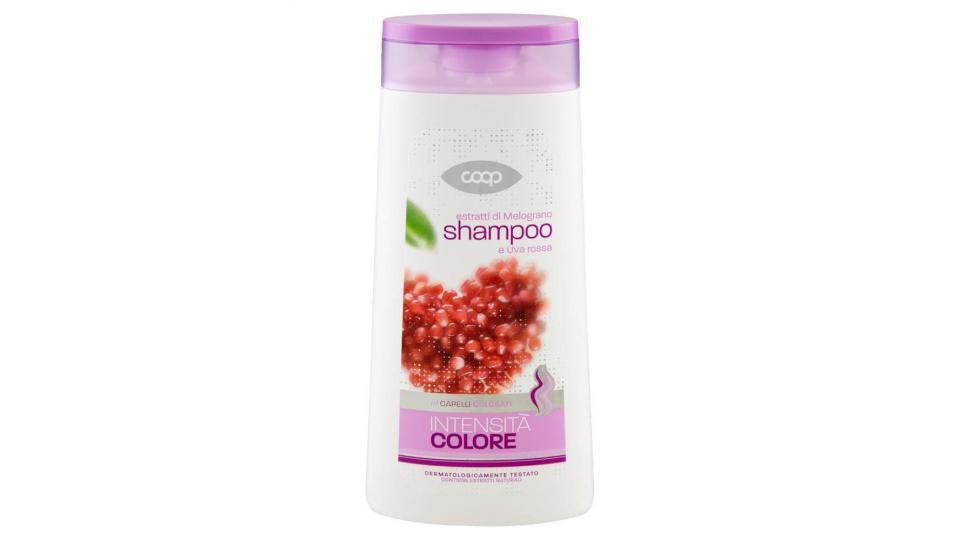 Shampoo Estratti Di Melograno E Uva Rossa Capelli Colorati Intensità Colore