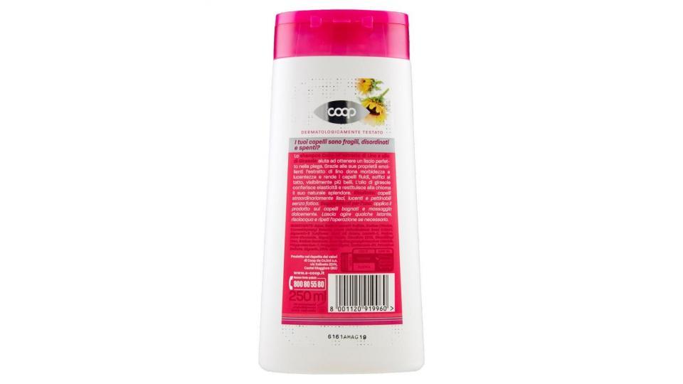 Shampoo Estratto Di Lino E Olio Di Girasole Capelli Lunghi & Lisci Lucentezza Avvolgente