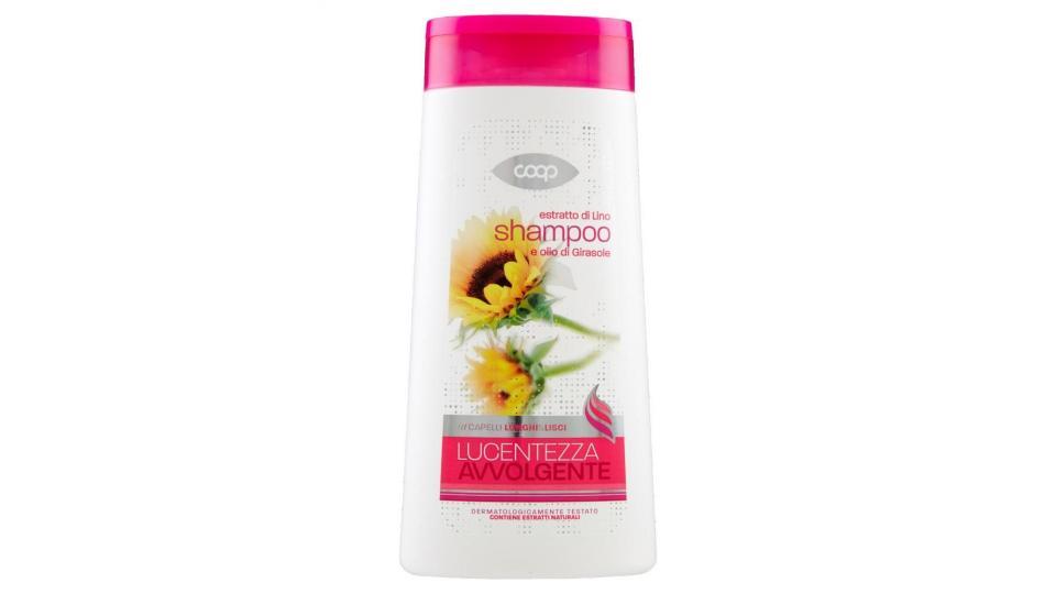 Shampoo Estratto Di Lino E Olio Di Girasole Capelli Lunghi & Lisci Lucentezza Avvolgente