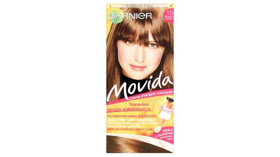 Garnier Movida Crema Shampoo Colorante 15 Biondo Scuro