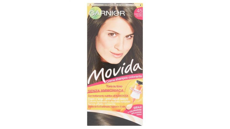 Garnier Movida Crema Shampoo Colorante 45 Castano Scuro