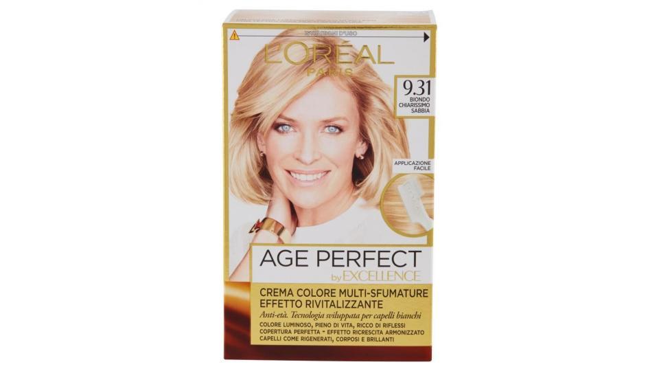 L'oréal Paris Age Perfect By Excellence Crema Colore Multi-sfumature Biondo Chiarissimo Sabbia
