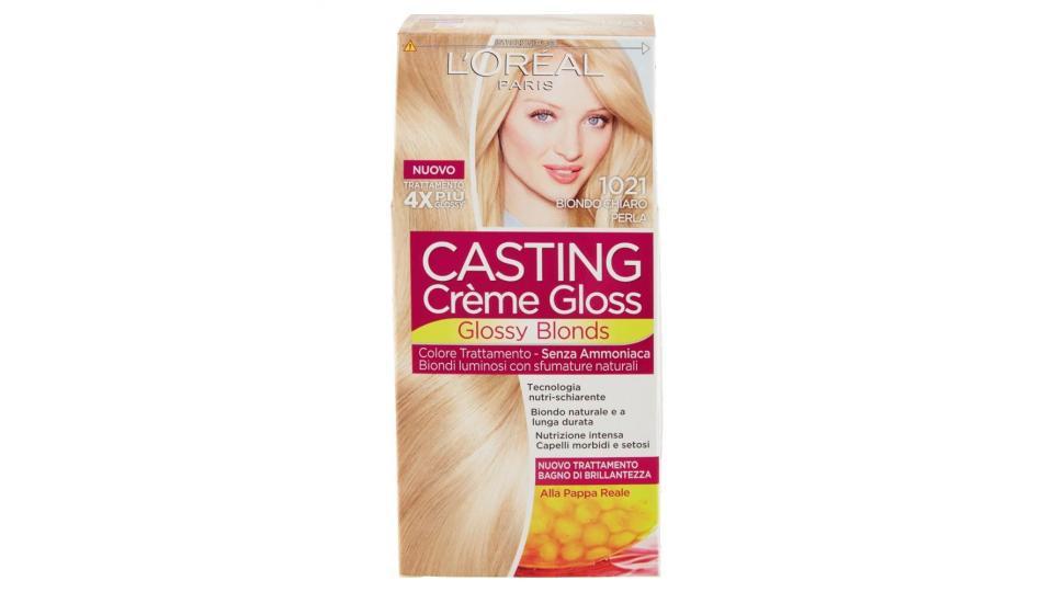 L'oréal Paris Casting Crème Gloss - Colore Trattamento Senza Ammoniaca - 1021 Biondo Chiaro Perla