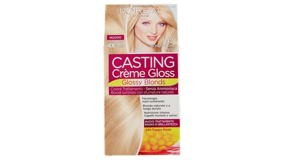 L'oréal Paris Casting Crème Gloss - Colore Trattamento Senza Ammoniaca - 1021 Biondo Chiaro Perla