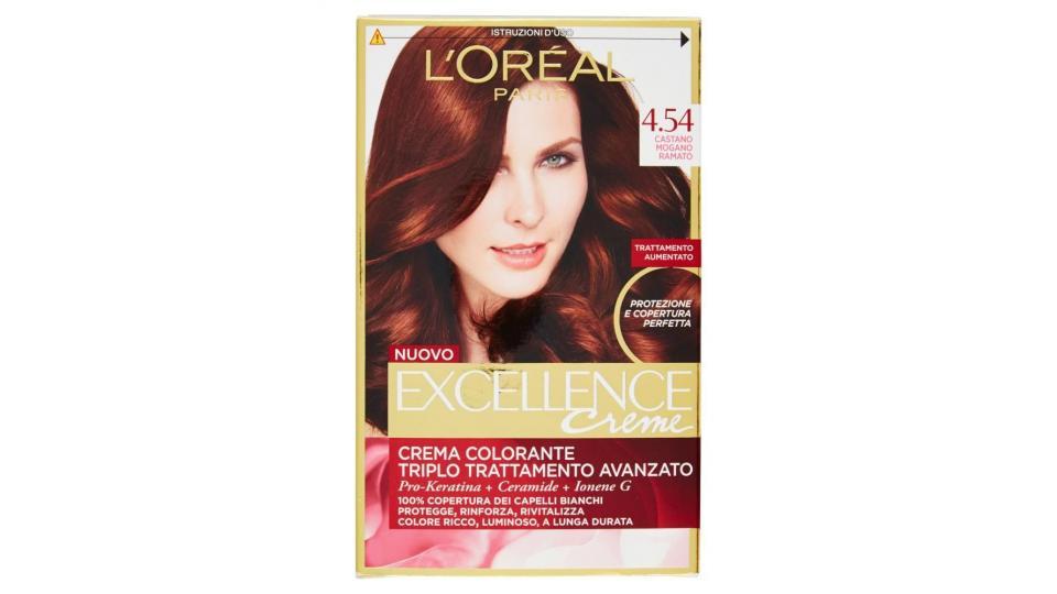 L'oréal Paris Excellence Creme Crema Colorante Castano Mogano Ramato