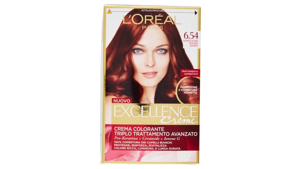 L'oréal Paris Excellence Creme Crema Colorante Biondo Scuro Mogano Ramato