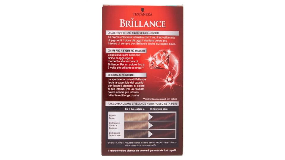 Brillance Crema Colorante Intensiva 896 Nero Rosso Seta