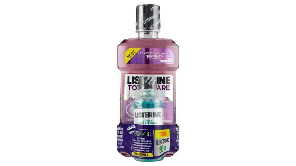 Listerine Total Care 500 Ml + Listerine Difesa Denti E Gengive