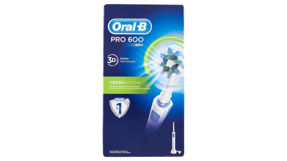 Oral-b Power Spazzolino Elettrico Pro 600 Cross Action