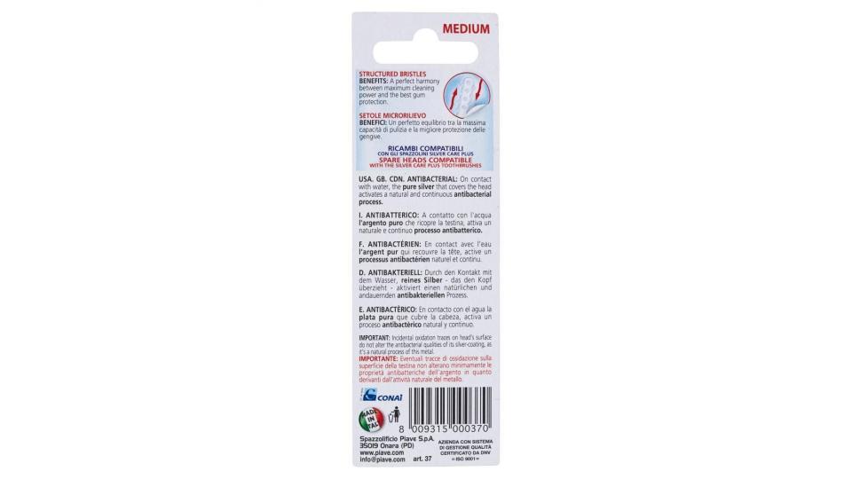 Silver Care Plus Ricambi Antibatterici Medium