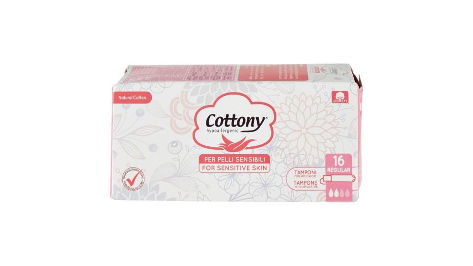 Cottony Tamponi Con Applicatore Regular