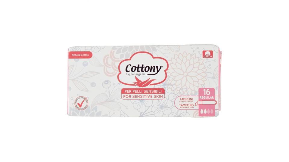 Cottony Tamponi Con Applicatore Regular