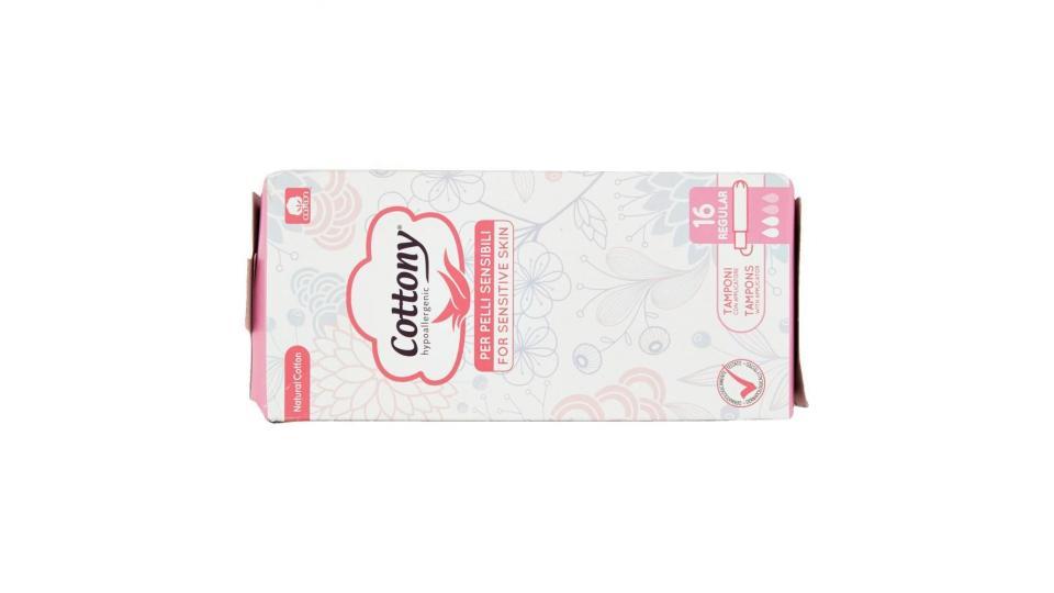 Cottony Tamponi Con Applicatore Regular