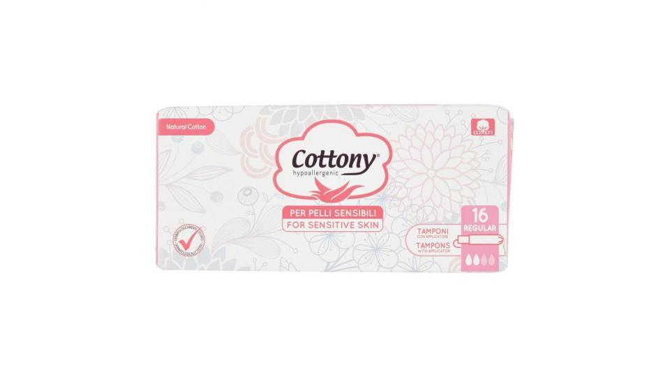 Cottony Tamponi Con Applicatore Regular