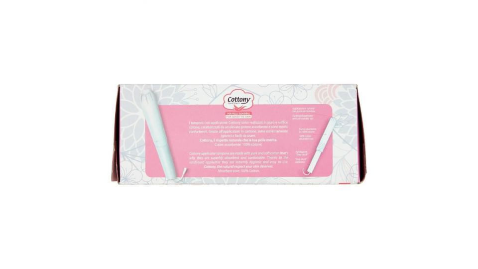 Cottony Tamponi Con Applicatore Regular