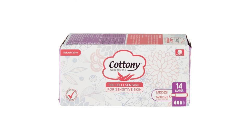 Cottony Tamponi Con Applicatore Super