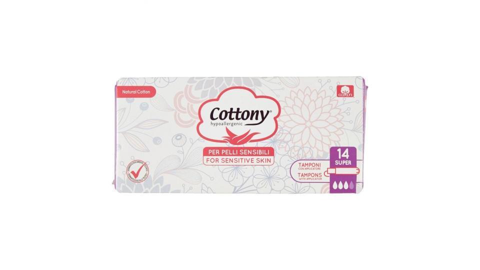 Cottony Tamponi Con Applicatore Super