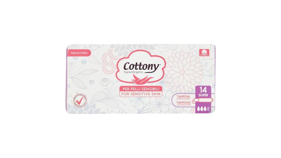 Cottony Tamponi Con Applicatore Super