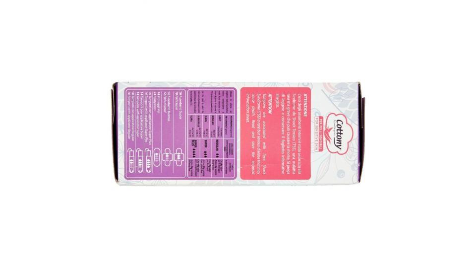 Cottony Tamponi Con Applicatore Super