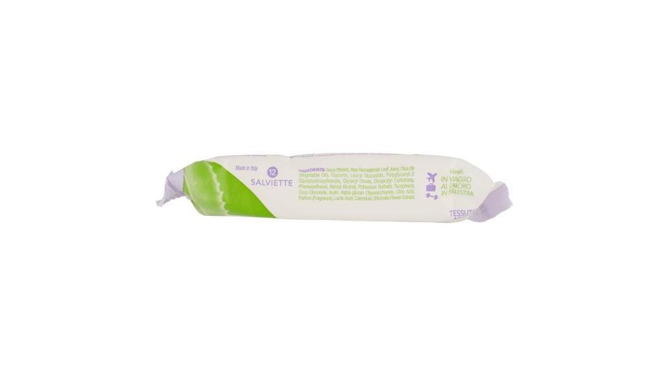 Equilibra Aloe Salviette Intime Delicate 12 Pezzi Pocket Salvaspazio