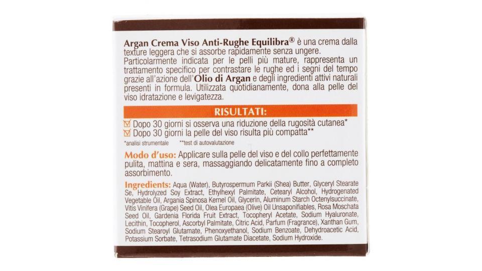 Equilibra Argan Crema Viso Anti-rughe