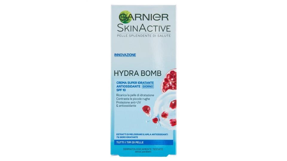 Garnier Skinactive Hydra Bomb Crema Super Idratante Antiossidante Giorno Spf10