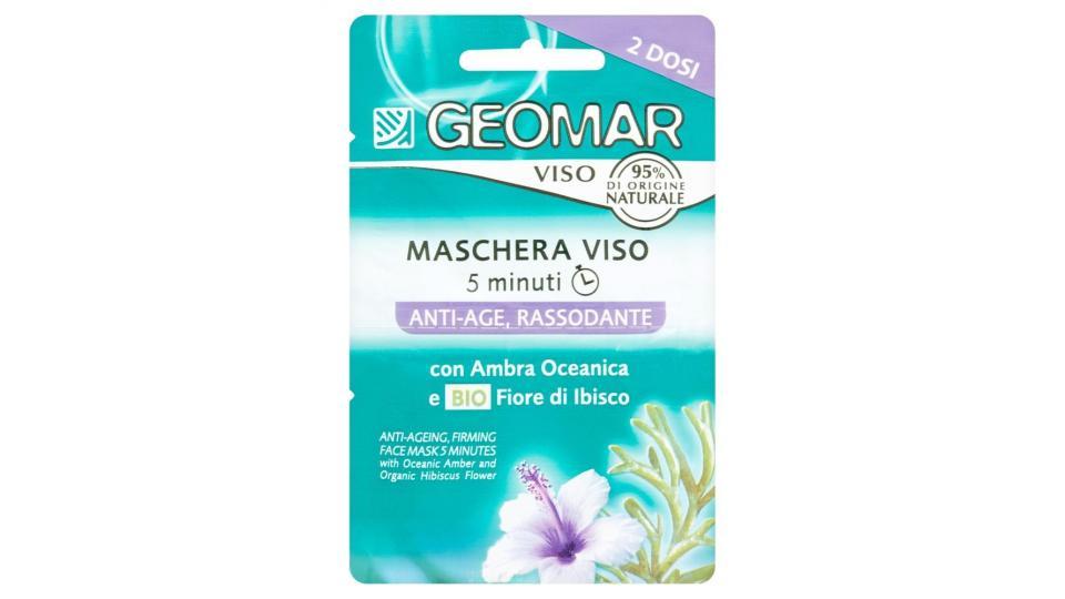 Geomar Viso Maschera Viso Anti-age, Rassodante 2 X