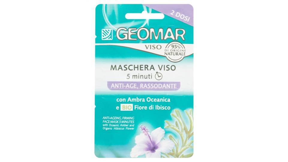 Geomar Viso Maschera Viso Anti-age, Rassodante 2 X