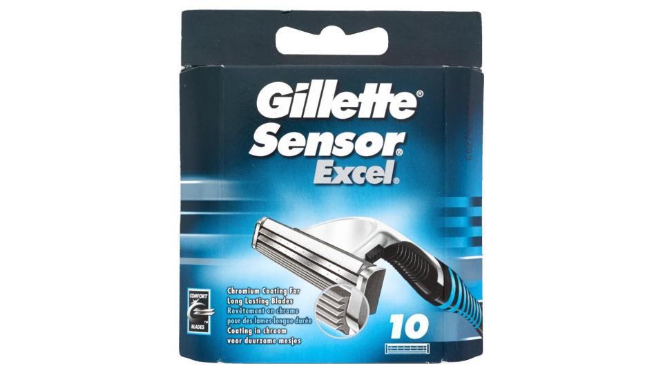 Gillette Sensor Excel - 10 Lame Di Ricambio