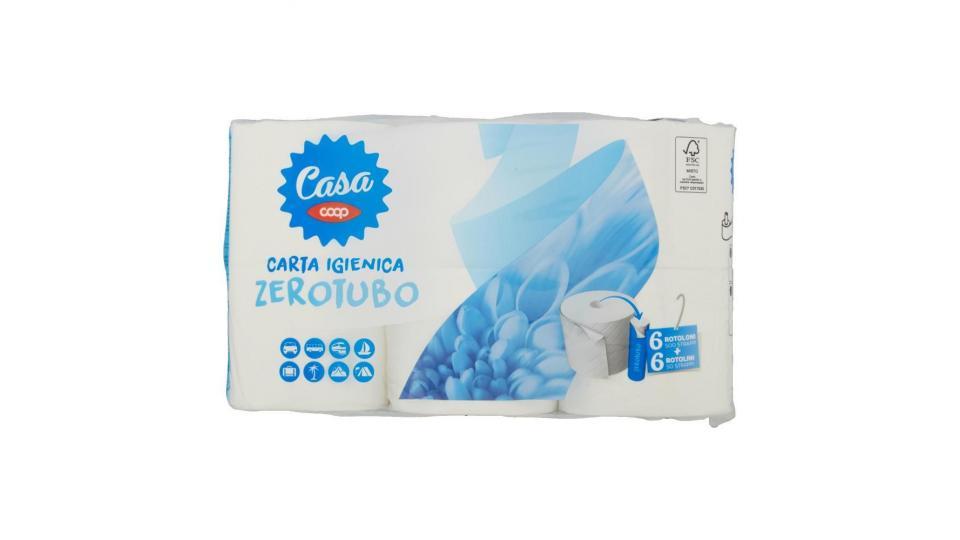 Carta Igienica Zerotubo 6 Rotoloni +