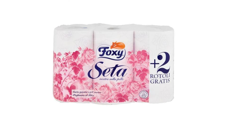 Foxy Seta Carta Igienica 2 Veli Decorata 4+2 Maxi Rotoli