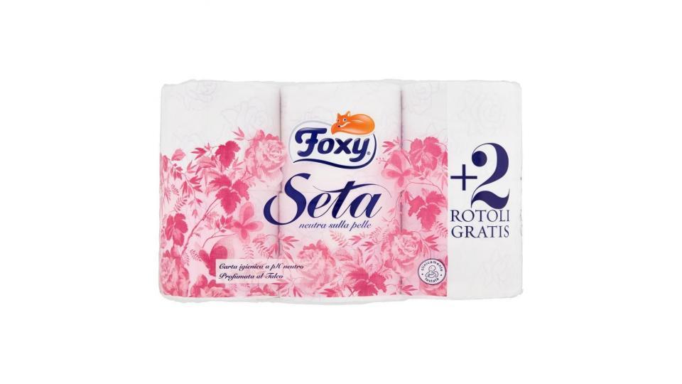 Foxy Seta Carta Igienica 2 Veli Decorata 4+2 Maxi Rotoli