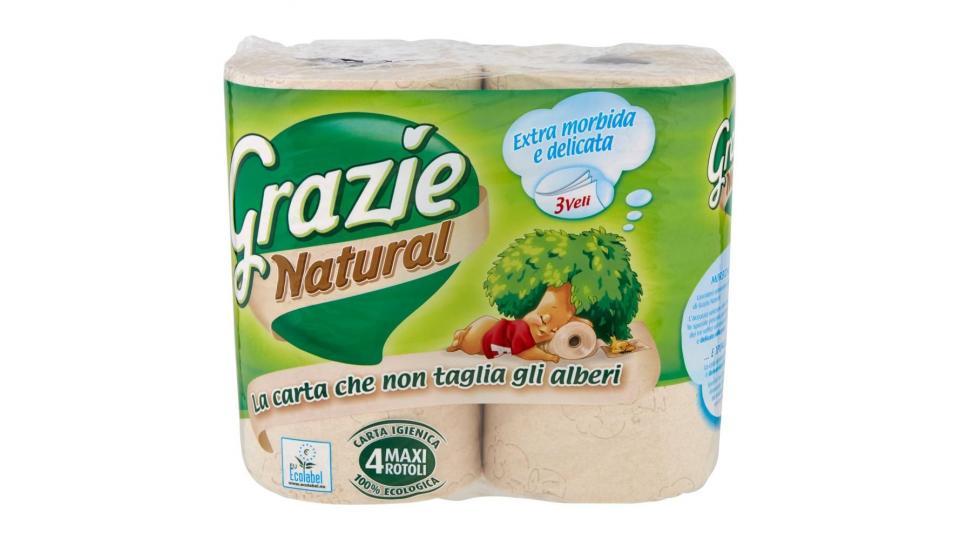 Grazie Natural Carta Igienica 100% Ecologica