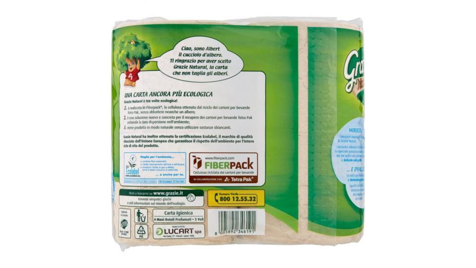 Grazie Natural Carta Igienica 100% Ecologica