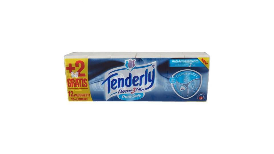 Tenderly Dermo 3 Plus Pure Soft Fazzoletti Essenza Al Miele 12