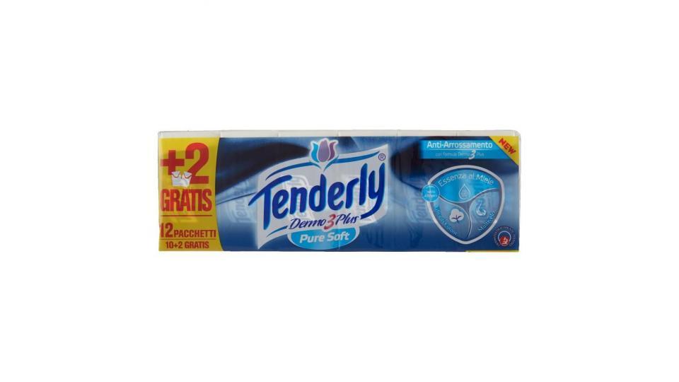 Tenderly Dermo 3 Plus Pure Soft Fazzoletti Essenza Al Miele 12