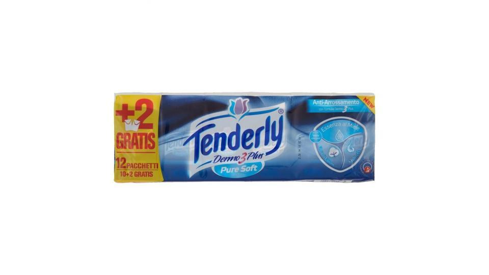 Tenderly Dermo 3 Plus Pure Soft Fazzoletti Essenza Al Miele 12