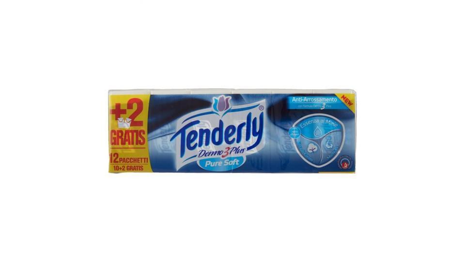 Tenderly Dermo 3 Plus Pure Soft Fazzoletti Essenza Al Miele 12