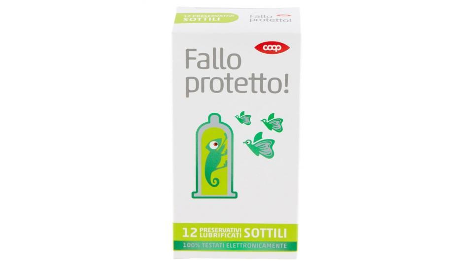 Fallo Protetto! Preservativi Lubrificati Sottili