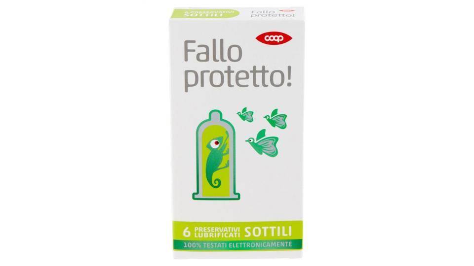 Fallo Protetto! Preservativi Lubrificati Sottili