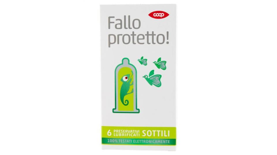 Fallo Protetto! Preservativi Lubrificati Sottili