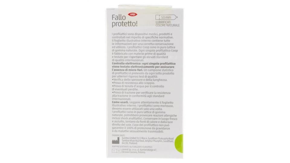 Fallo Protetto! Preservativi Lubrificati Sottili