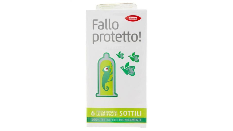 Fallo Protetto! Preservativi Lubrificati Sottili