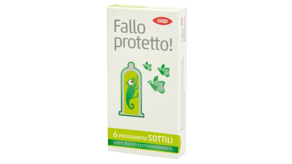 Fallo Protetto! Preservativi Lubrificati Sottili