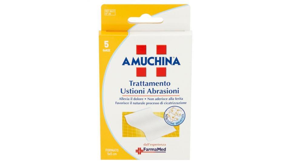 Amuchina Trattamento Ustioni Abrasioni 5 Garze 5x5 Cm