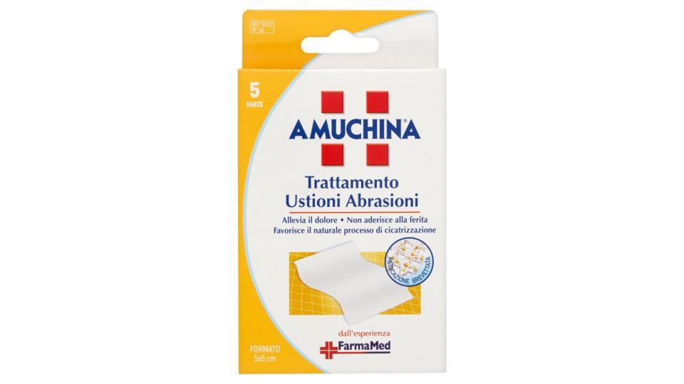 Amuchina Trattamento Ustioni Abrasioni 5 Garze 5x5 Cm